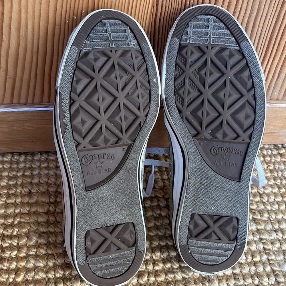 Unisex Converse All Star CTAS Ox Light Gold/White 153181F Men 6 Women 8 - Picture 10 of 11